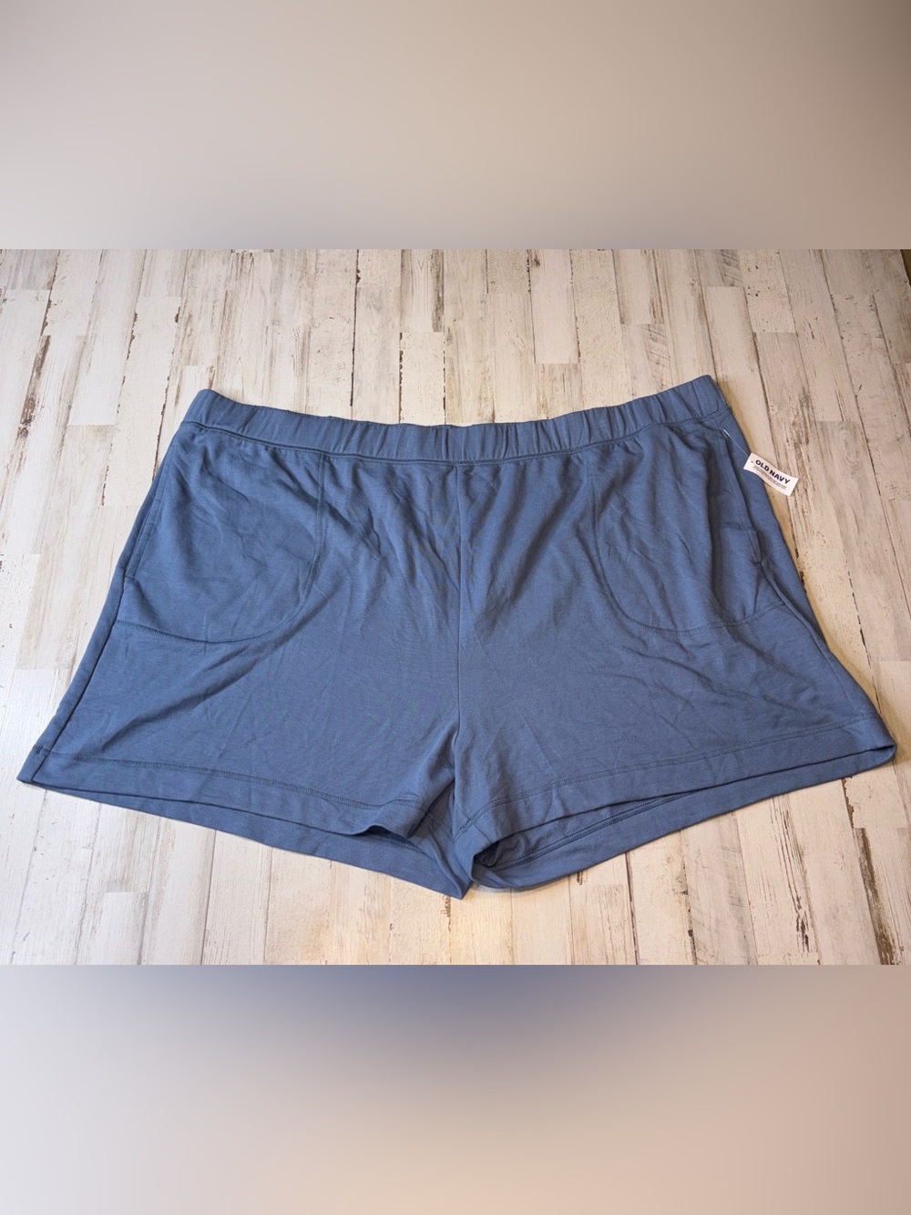 Old Navy Slate Blue Pull-On Lounge Shorts Size 4X